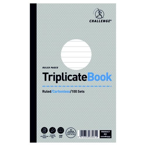Challenge+Ruled+Triplicate+Book+216x130mm