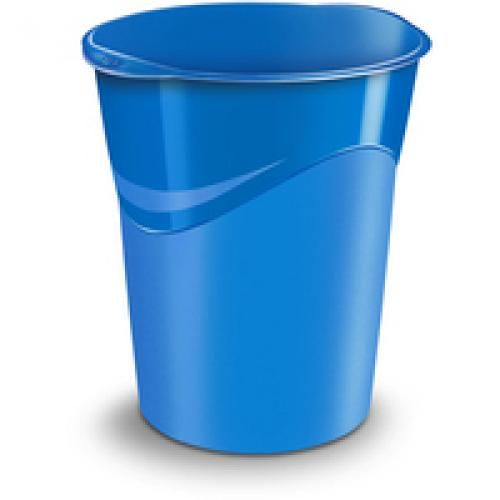 CEP+Pro+Gloss+Waste+Bin+14+Litre+Capacity+And+Is+Made+Of+Recyclable+Polypropylene+Blue
