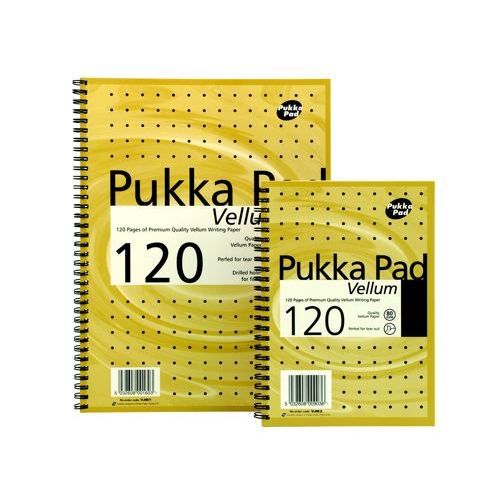 Pukka+Pad+Wirebound+Pad+A4+120+Pages+Vellum