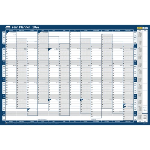 Sasco+Year+Planner+2024+Vertical+Unmounted
