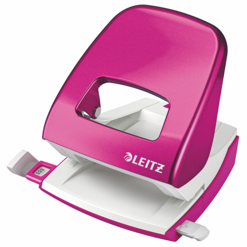 Leitz+NeXXt+WOW+Hole+Punch+3mm+30+Sheet+Pink