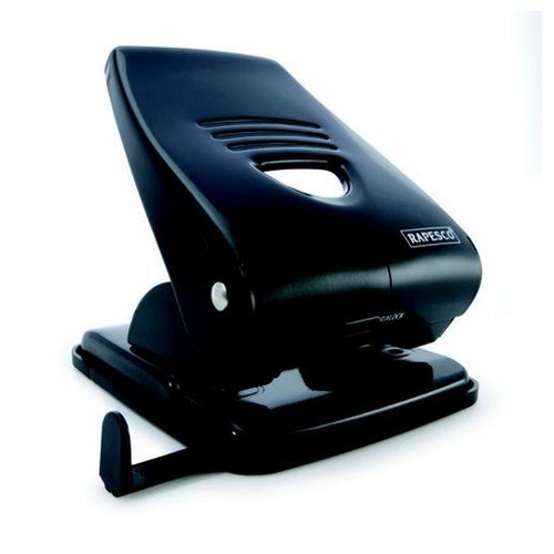 Rapesco+Heavy+Duty+2+Hole+Punch+Black
