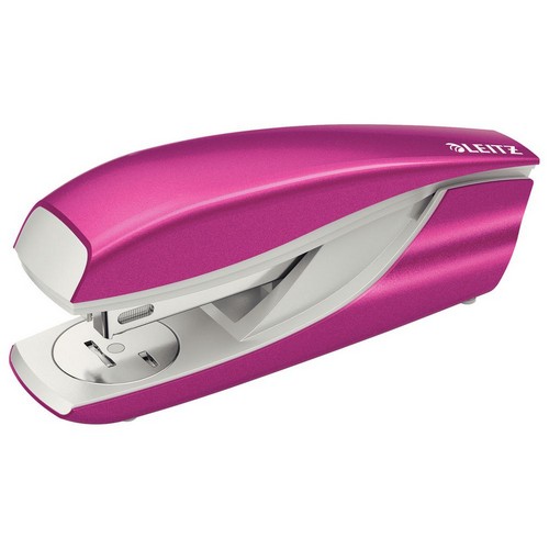 Leitz+NeXXt+WOW+Stapler+3mm+30+Sheet+Pink
