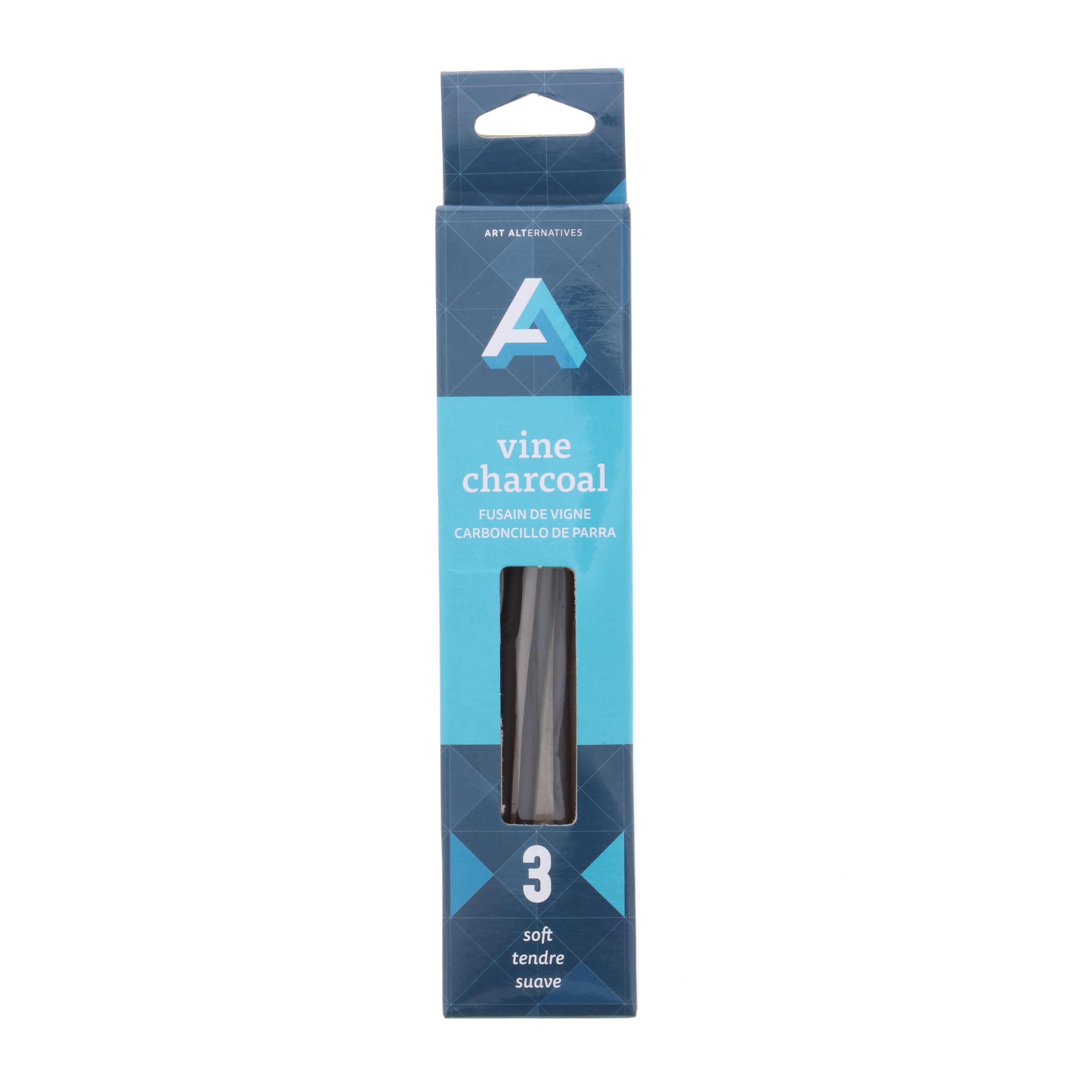 CHARCOAL+VINE+THIN+SOFT+BOX%2F3