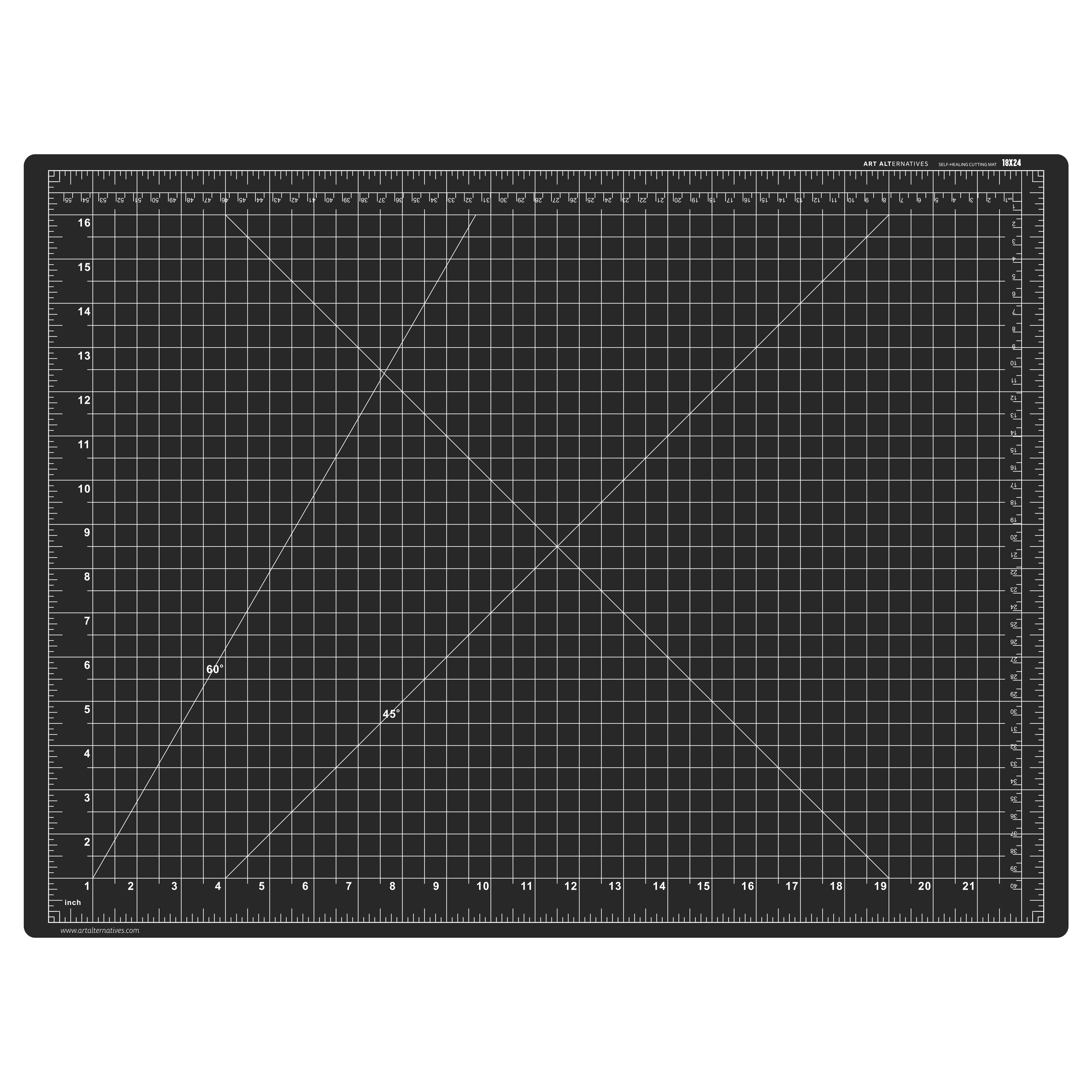 CUTTING+MAT+18X24+GREEN%2FBLACK