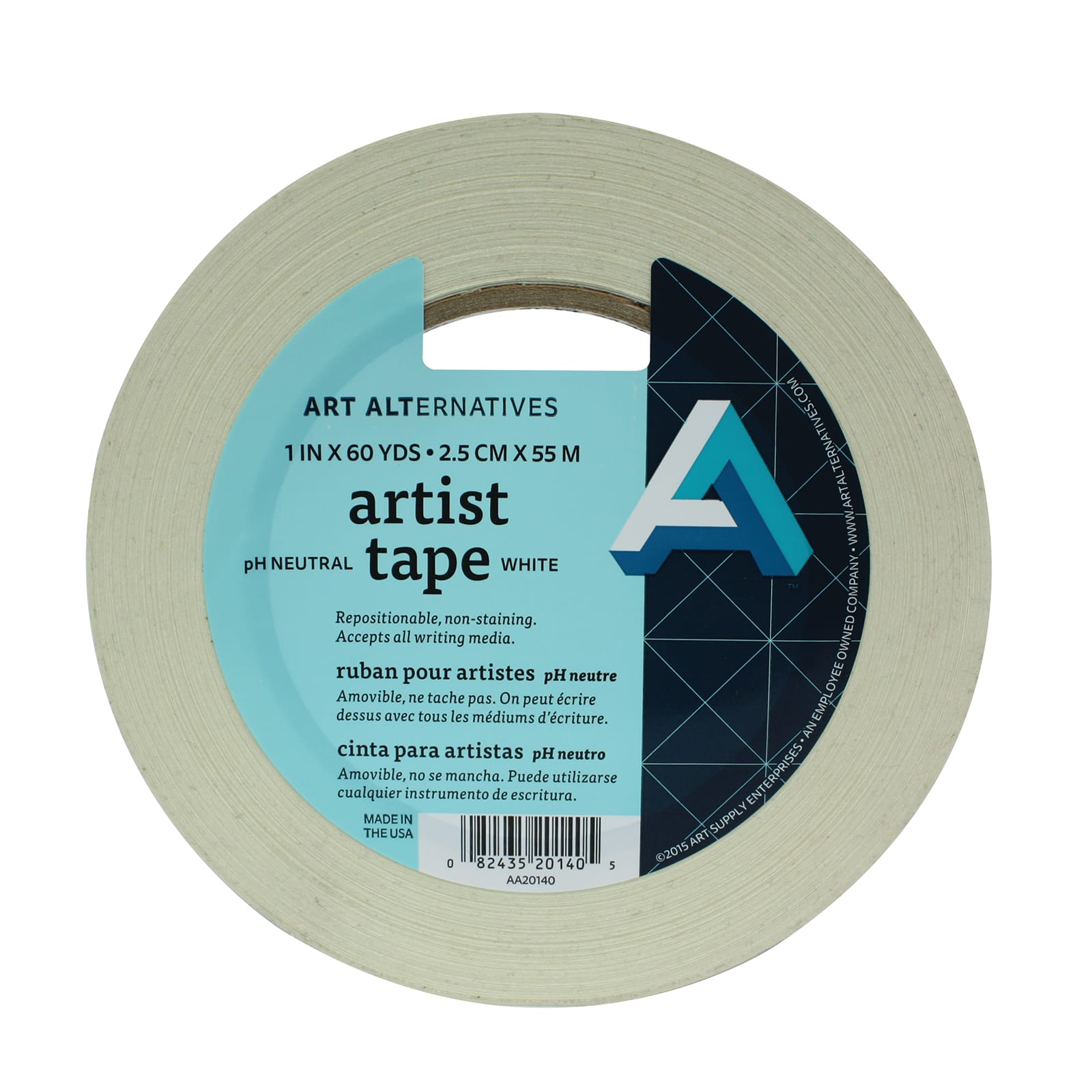 TAPE+ARTIST+WHITE+1INX60YD