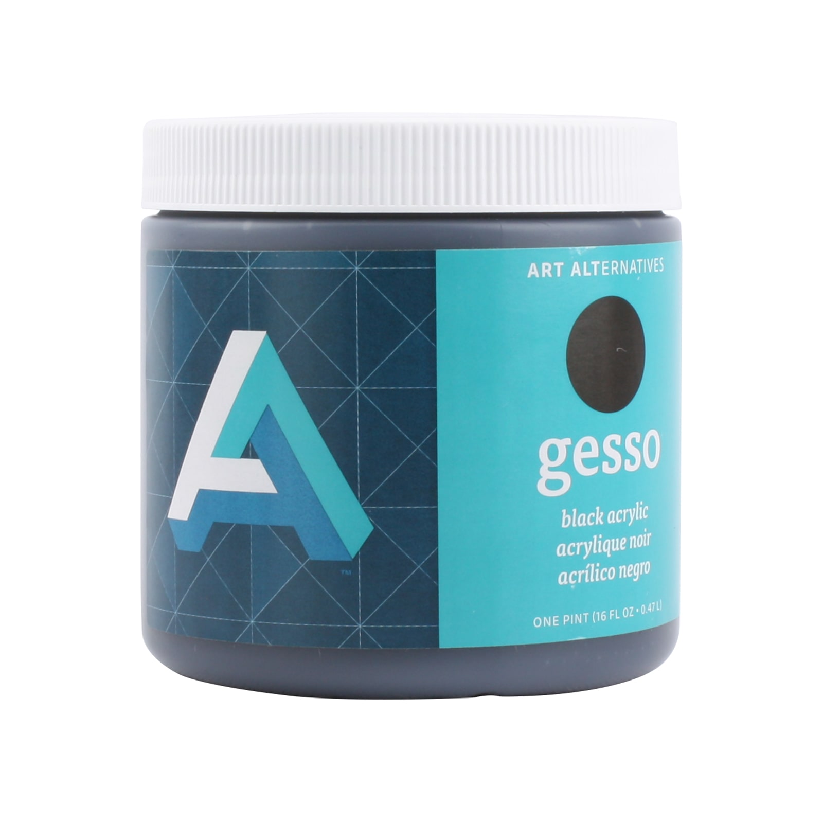 GESSO+BLACK+16OZ
