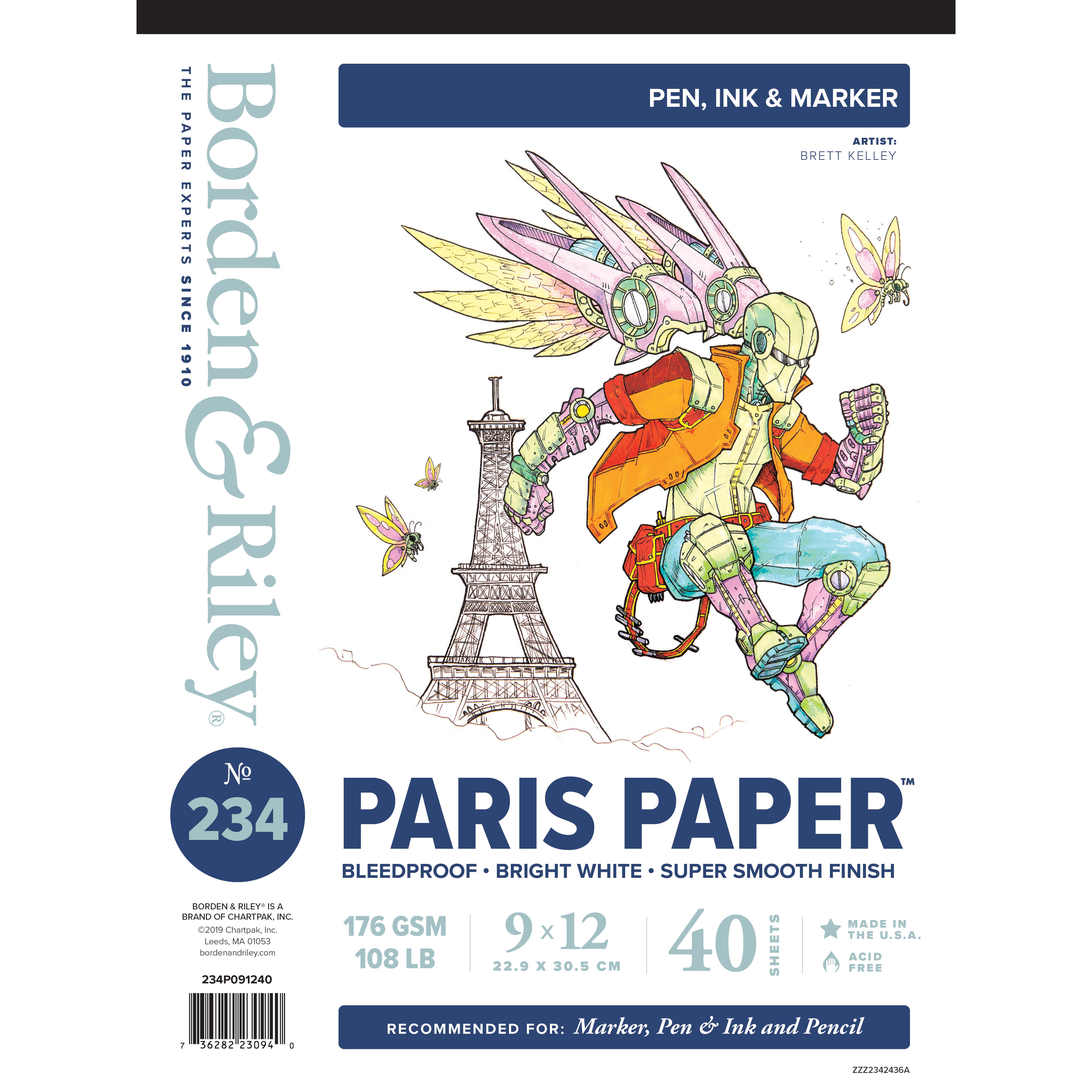 PARIS+PAPER++40+SHTS++9X12