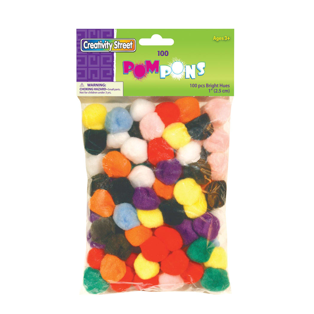 POMS+ASST+COLOR+1IN+100PK
