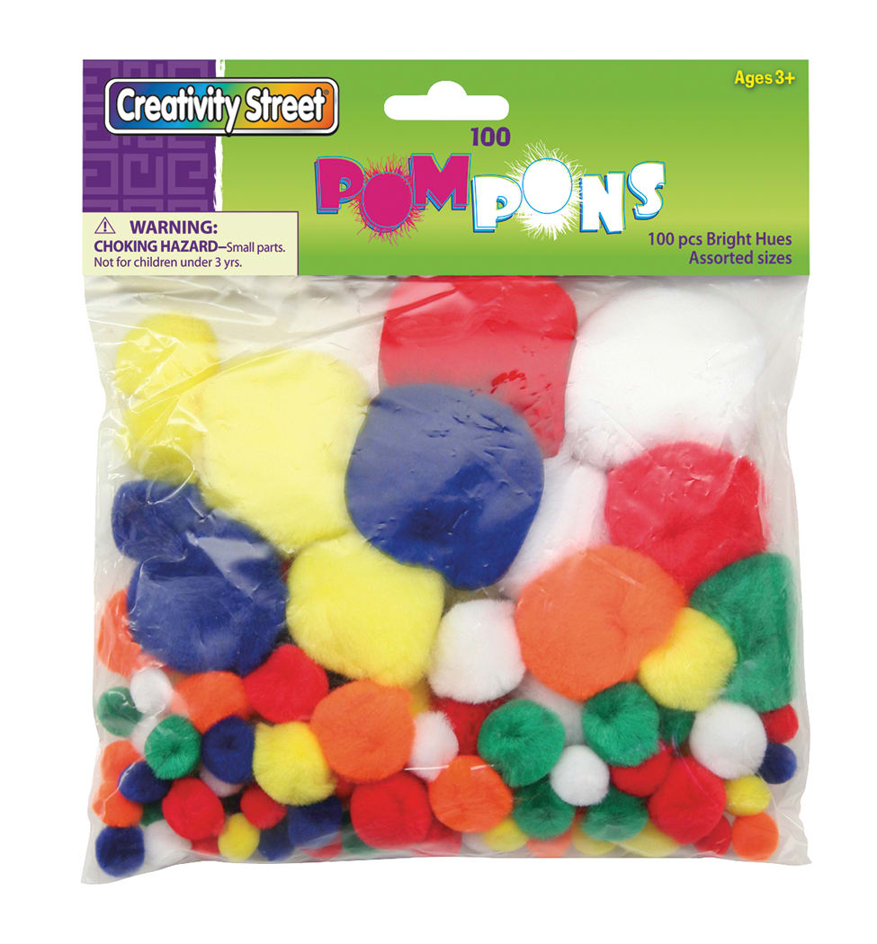 POMS+BRGHT+HUES+ASST+SZS+100PK