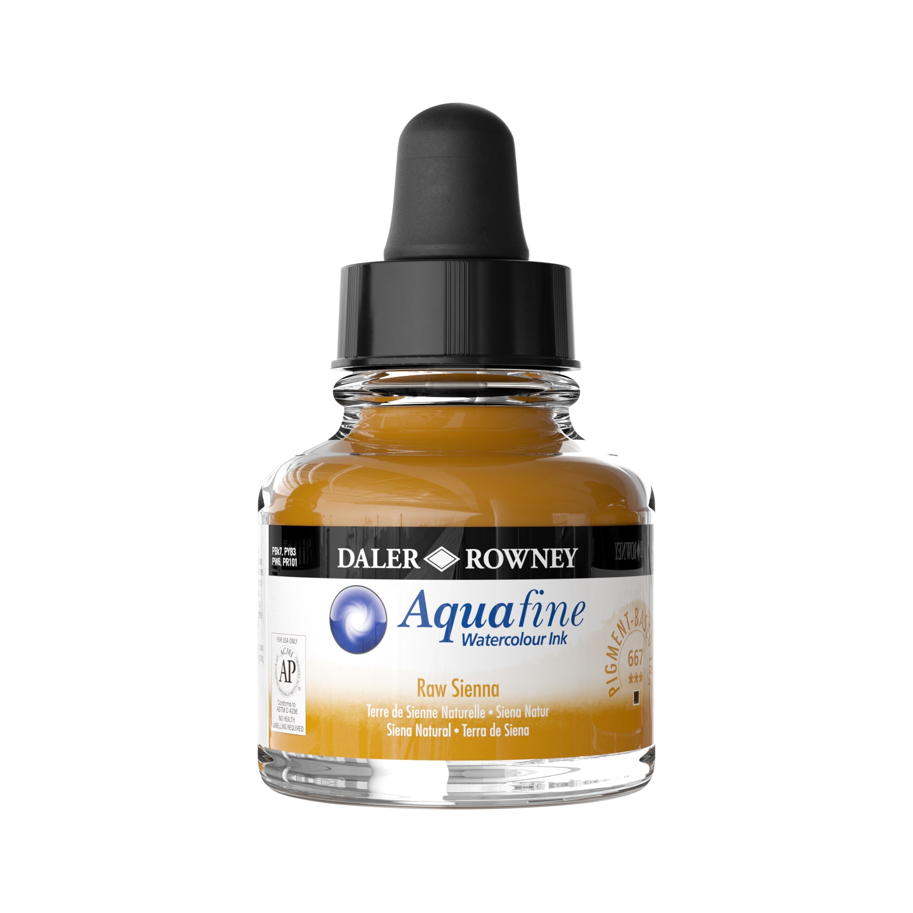 AQUAFN+INK+29.5ML+RAW+SIENNA