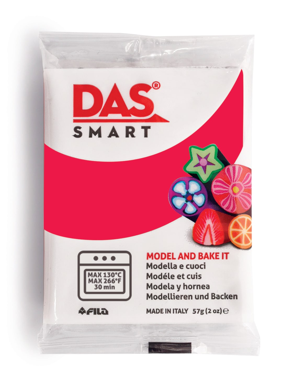 CLAY+DAS+SMART+CARMINE+RED+57G