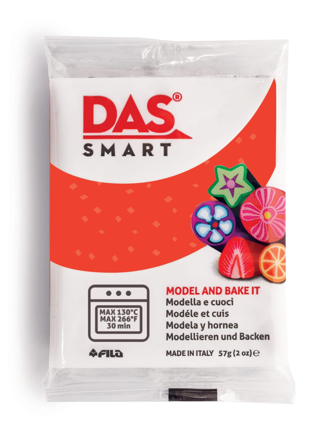CLAY+DAS+SMART+RED+GLTTR+57G