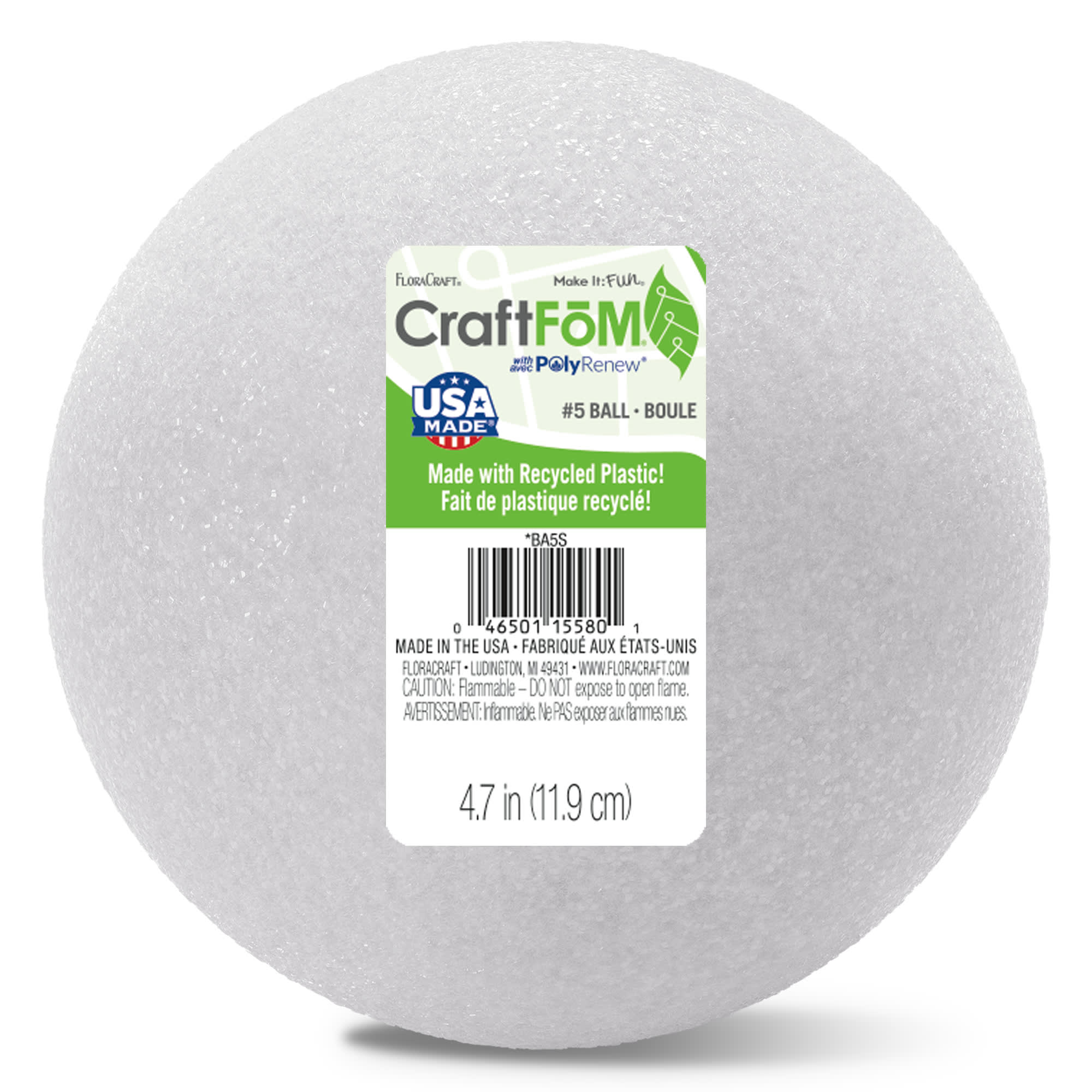 CRAFTFOM+BALL+4.7IN