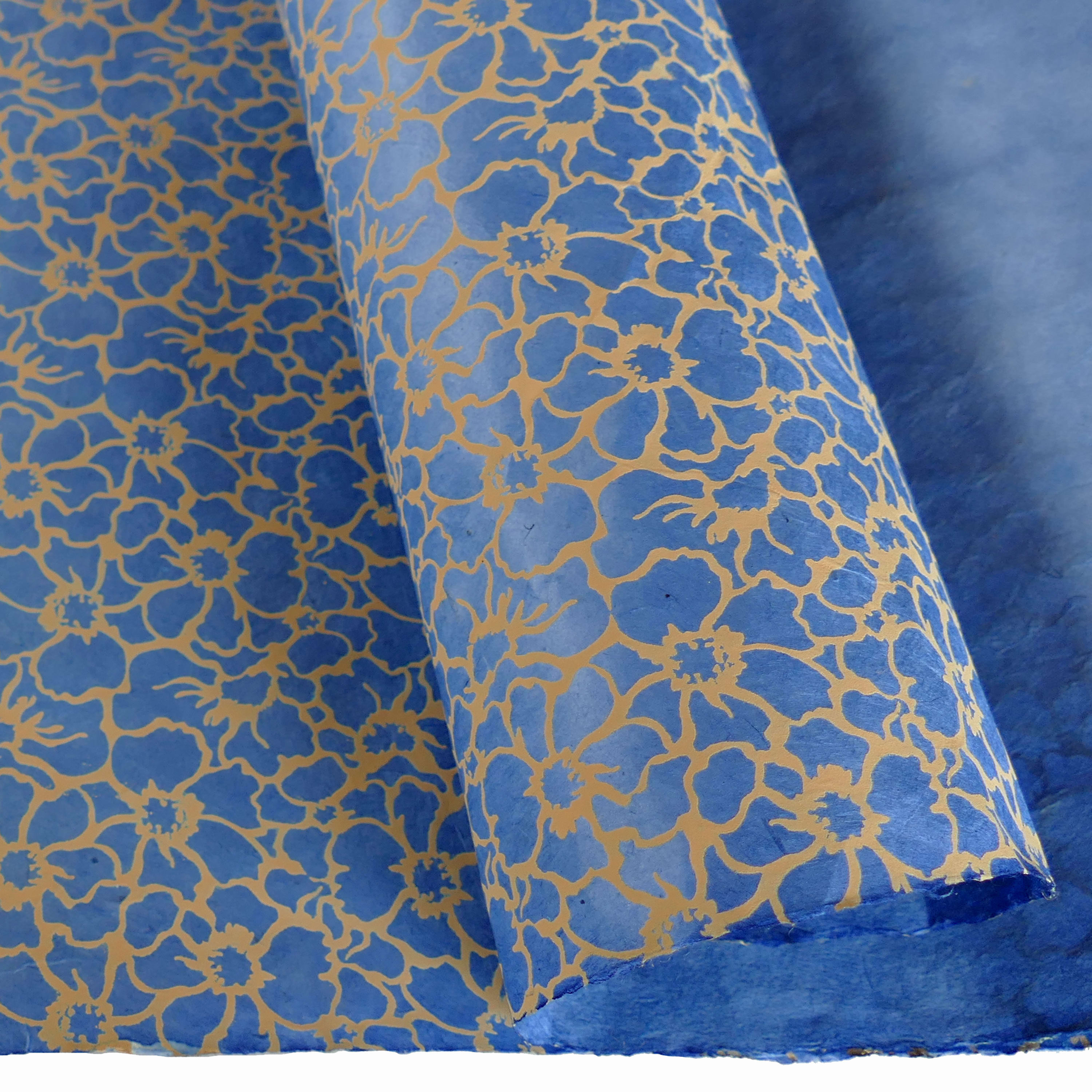 FLOWERS+60GSM+20X30+BLUE