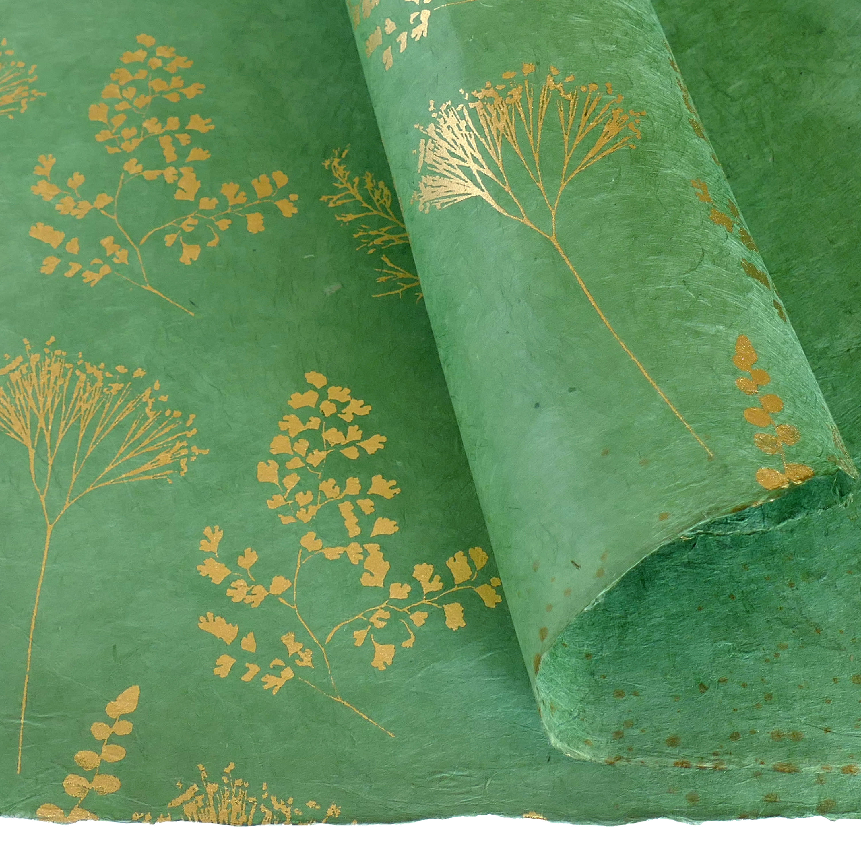 BOTANIC+60GSM+20X30+GOLD%2FGREEN
