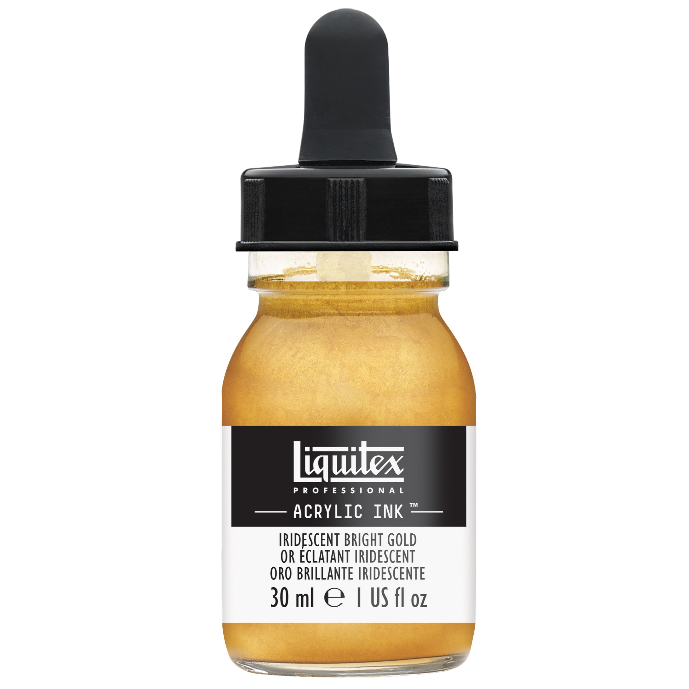LIQ+INK+30ML+JAR+IRID+BRT+GOLD