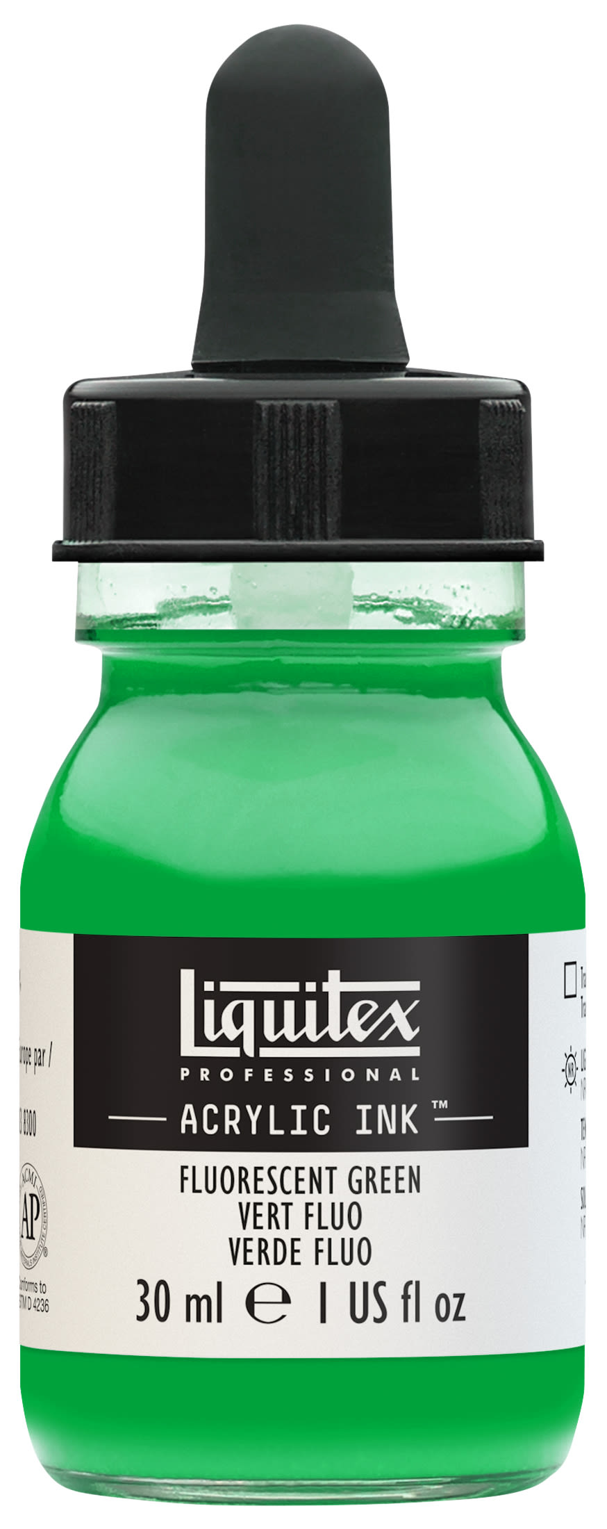 LIQ+INK+30ML+JAR+FLUO+GREEN