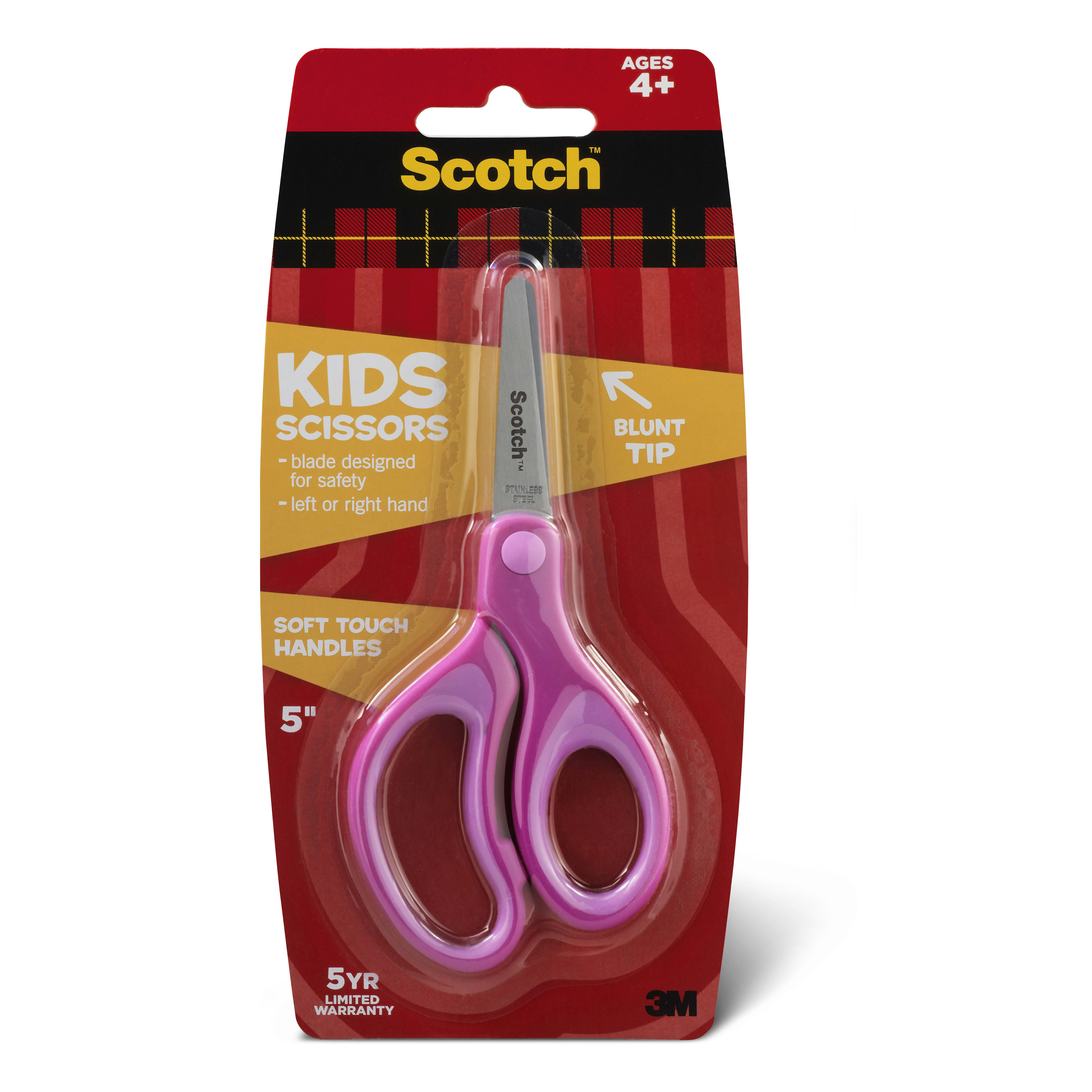 KIDS+5+IN+BLUNT++SCISSOR+SOFT+GRIP+HANDLE
