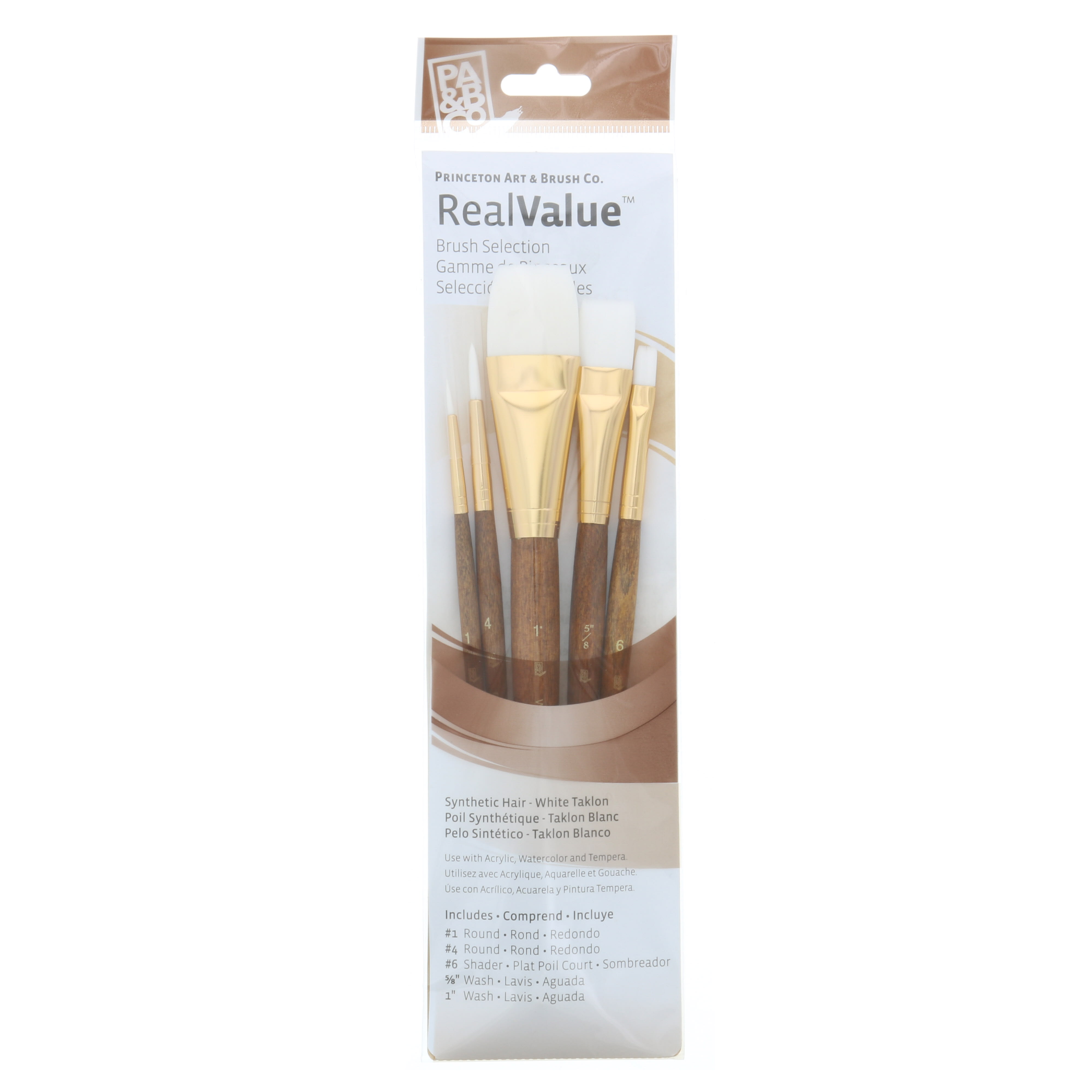 BRUSH+WHT+TAKLON+VALUE+5PK