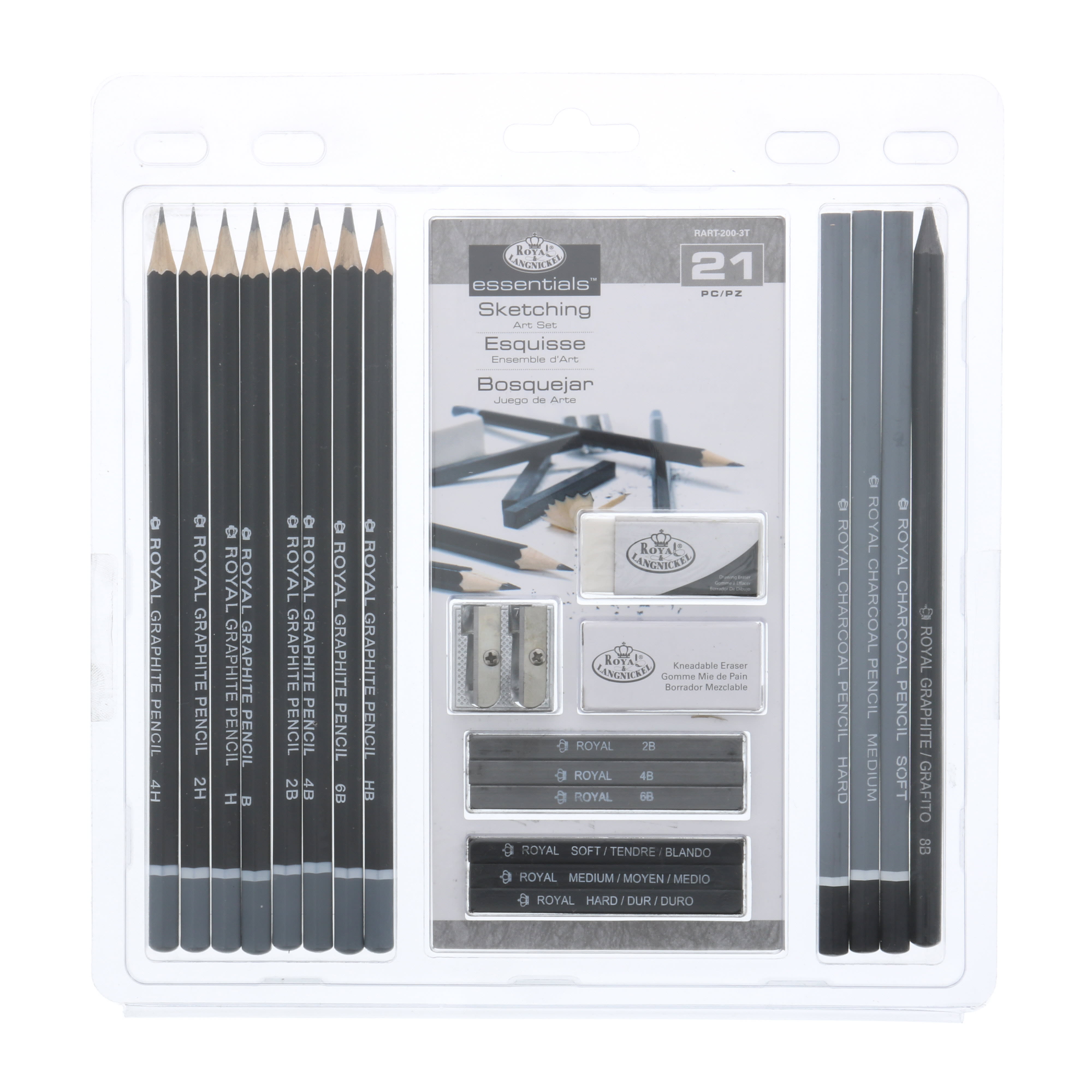 ESSENTIALS+SKETCH+SET+21PC