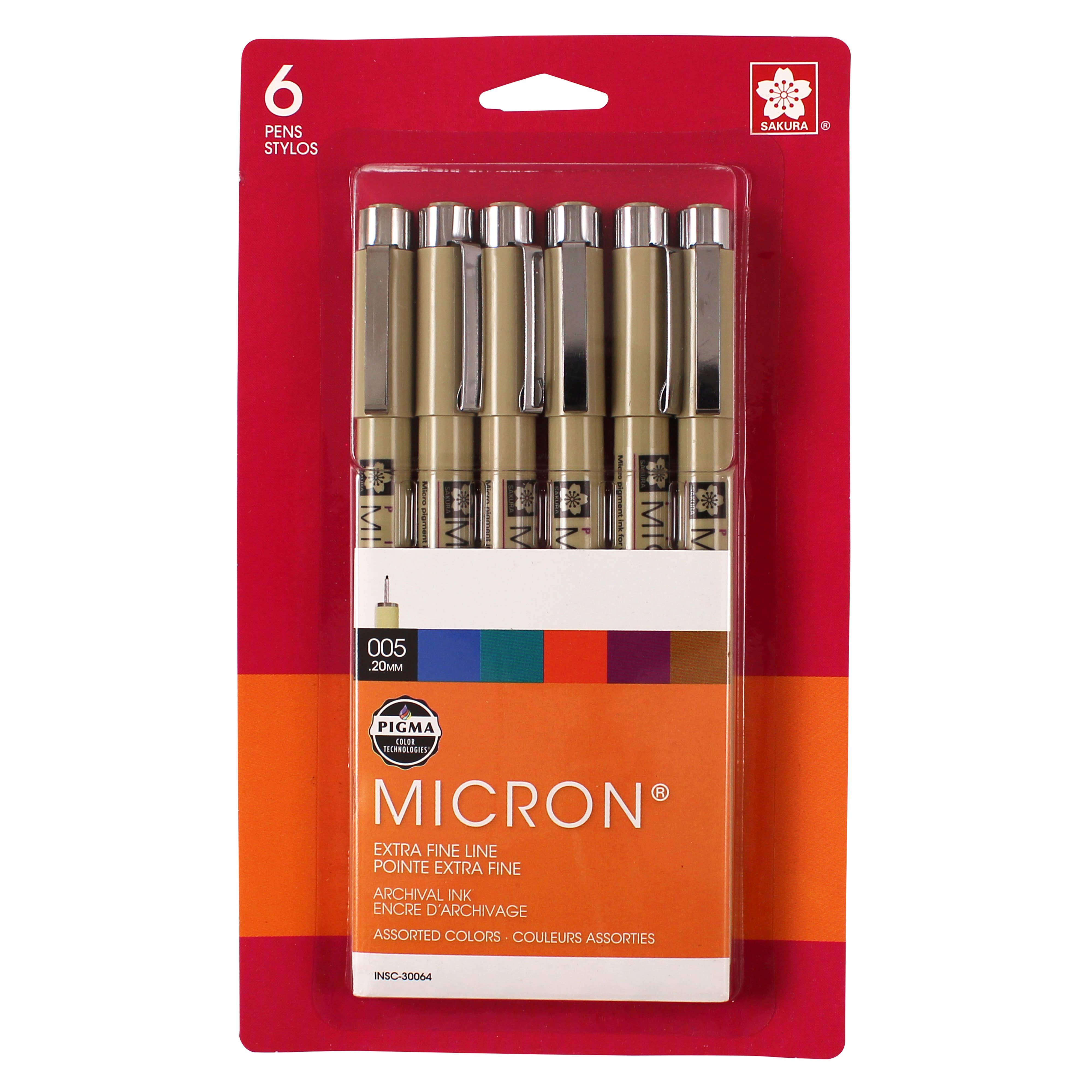 MICRON+PEN+6PC+SET+%28005%29AST