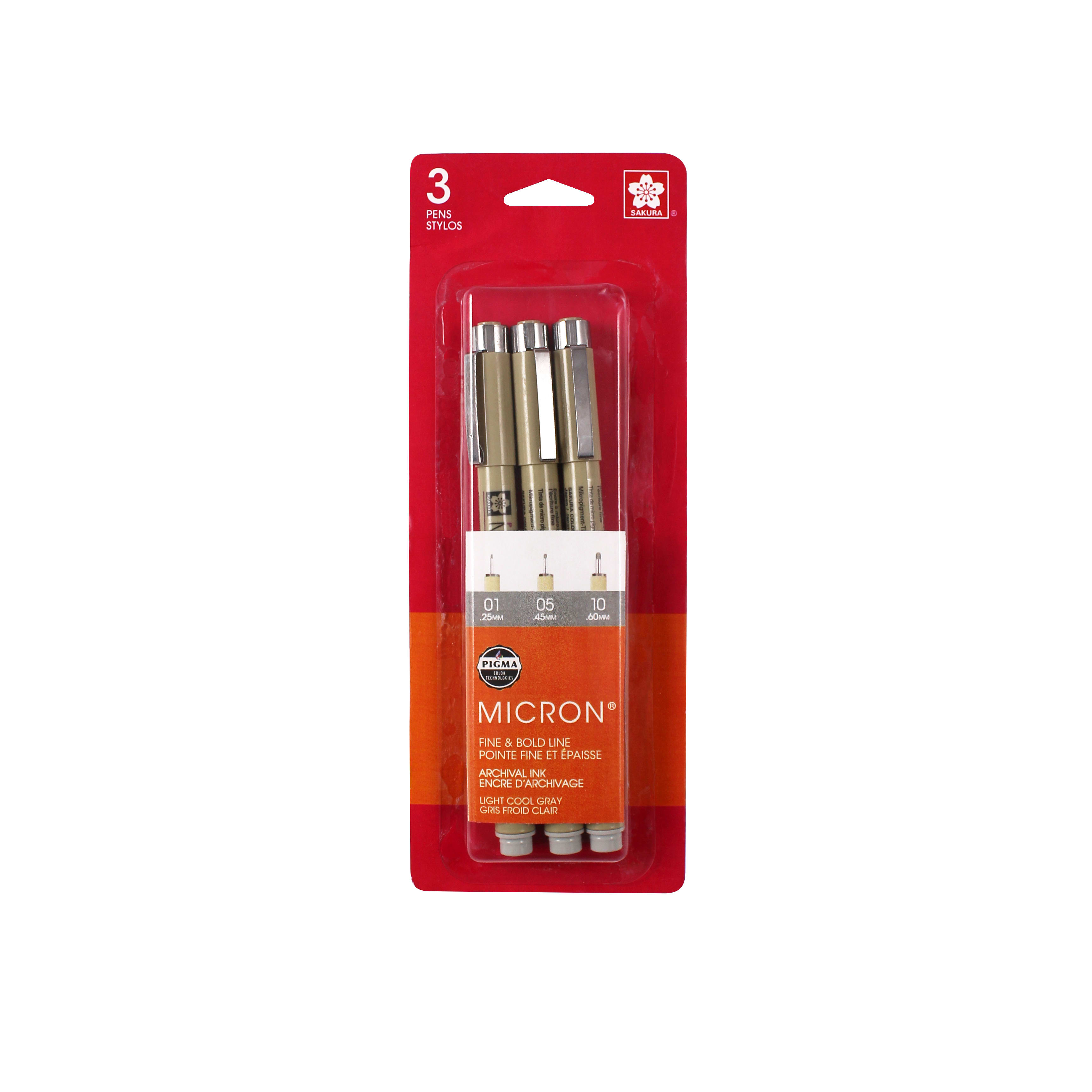 MICRON+PEN+3PC+SET+LT+COOL+GRY
