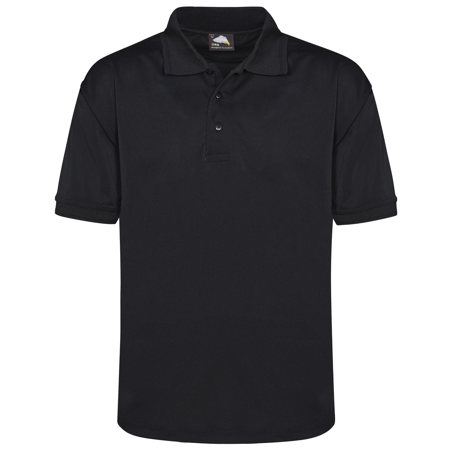 Oriole+Wicking+Poloshirt+Black+S