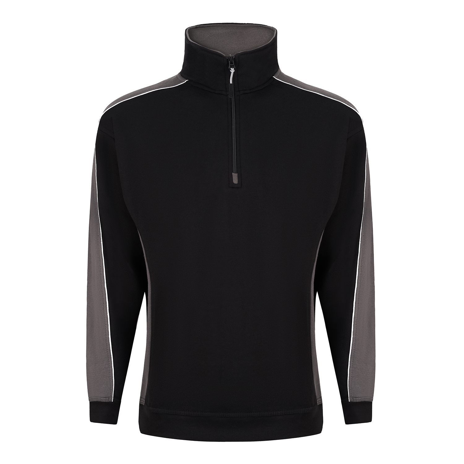 Avocet+1%2F4+Zip+Sweatshirt+Black+-+Graphite+S