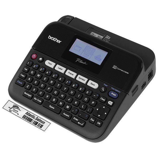 Brother+PT-D450+PC-Connectable+Desktop+Labeler+%28Tape+Family%3A+TZe%29+%28Tape+Sizes%3A+3.5mm+6mm+9mm+12mm+18mm%29+%2820mm%2Fsec%29+%28180+dpi%29+%28USB%29+%28QWERTY+Keyboard%29+%2820+Char+x+3+Line+Display%29+%28Barcode%29