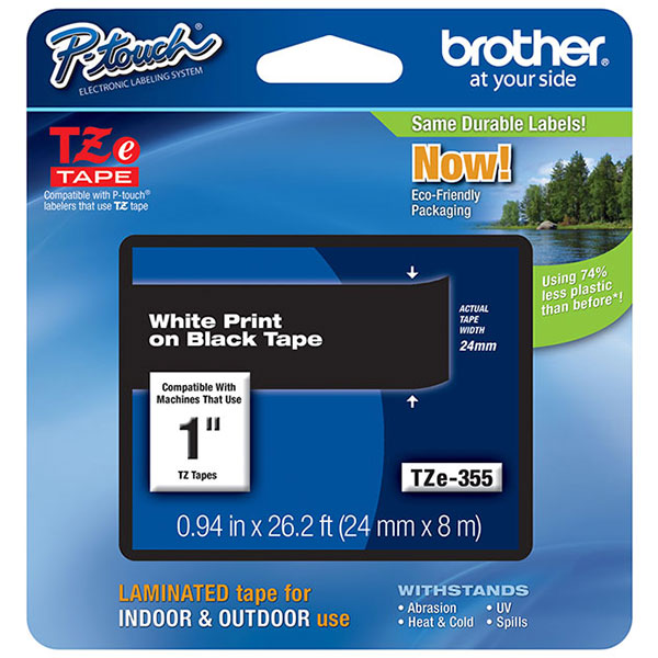 Brother+24mm+%281%26quot%3B%29+White+on+Black+Laminated+Tape+%288m%2F26.2%26apos%3B%29+%281%2FPkg%29+For+use+in+PT-53055036009200DX9200PC94009500PC9600