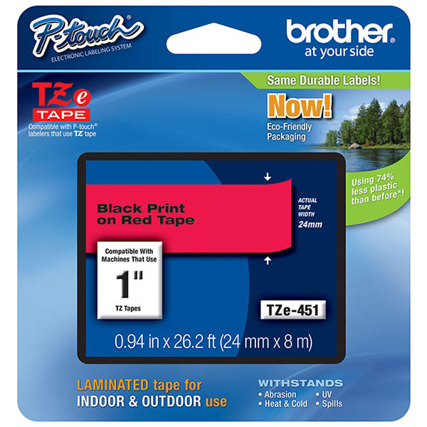 Brother+24mm+%281%26quot%3B%29+Black+on+Red+Laminated+Tape+%288m%2F26.2%26apos%3B%29+%281%2FPkg%29+For+use+in+PT-53055036009200DX9200PC94009500PC9600