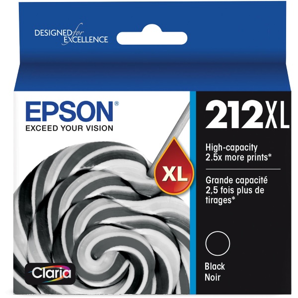 Epson+T212+WF-2850+XP-4105+Claria+High+Capacity+Black+Ink+Cartridge+With+Sensormatic