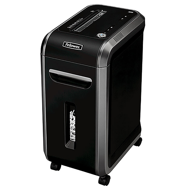 Fellowes+Powershred+90S+Strip-Cut+Shredder+--+Shreds+18+sheets+per+pass+into+7%2F32%26quot%3B+strip-cut+particles+%28Security+Level+P-2%29