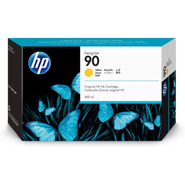 HP+90+%28C5065A%29+Yellow+Original+Ink+Cartridge+%28400+ml%29