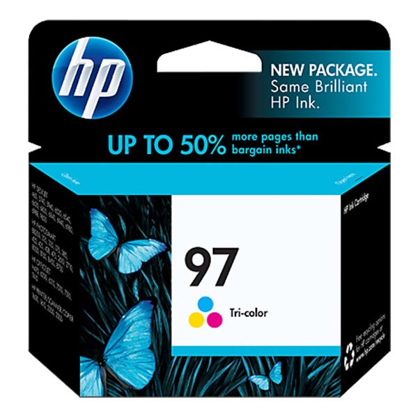 HP+97+%28C9363WN%29+Tri-Color+Original+Ink+Cartridge+%28560+Yield%29