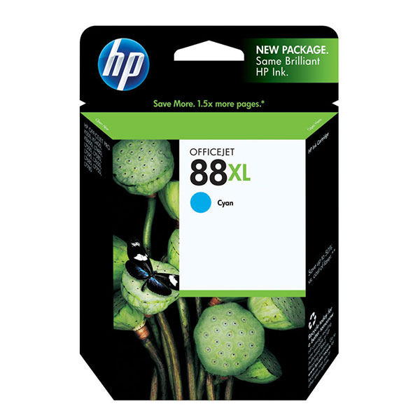 HP+88XL+%28C9391AN%29+High+Yield+Cyan+Original+Ink+Cartridge+%281700+Yield%29