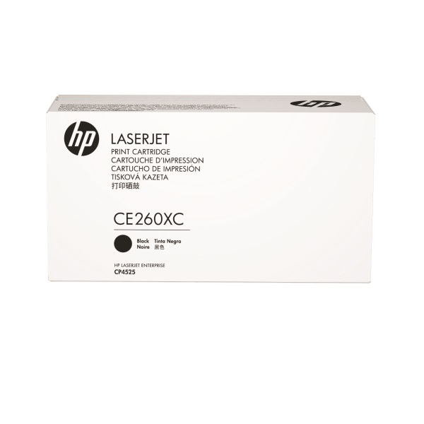 HP+649X+%28CE260XC%29+Color+LaserJet+CP4525+High+Yield+Black+Original+LaserJet+Contract+Toner+Cartridge+%2817000+Yield%29