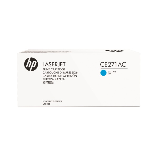 HP+650A+%28CE271AC%29+Color+LaserJet+CP5525M750+Cyan+Original+LaserJet+Contract+Toner+Cartridge+%2815000+Yield%29