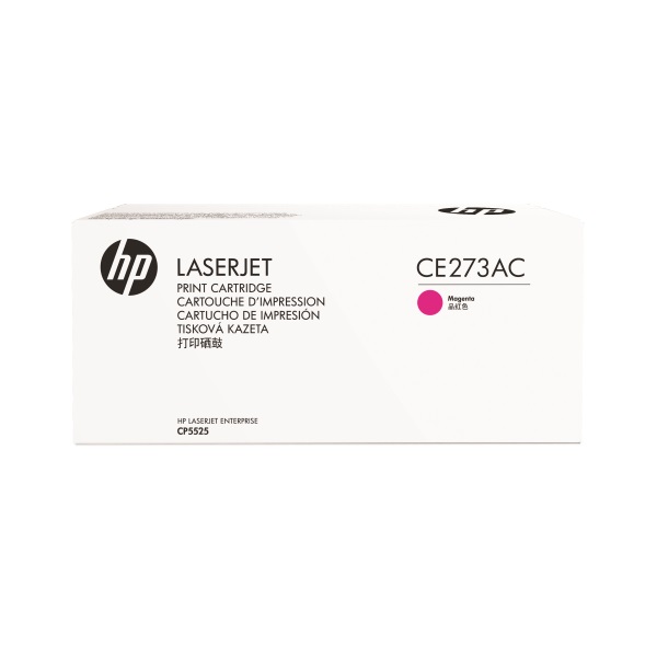 HP+650A+%28CE273AC%29+Color+LaserJet+CP5525M750+Magenta+Original+LaserJet+Contract+Toner+Cartridge+%2815000+Yield%29