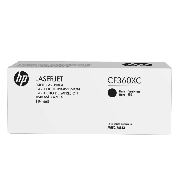 HP+508X+%28CF360XC%29+Color+LaserJet+E55040+M552+M553+%28Flow%29+MFP+M577+High+Yield+Black+Original+LaserJet+Contract+Toner+Cartridge+%2812500+Yield%29