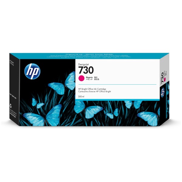 HP+730+%28P2V69A%29+DesignJet+T1700T2600+Magenta+Ink+Cartridge+%28300+ml%29