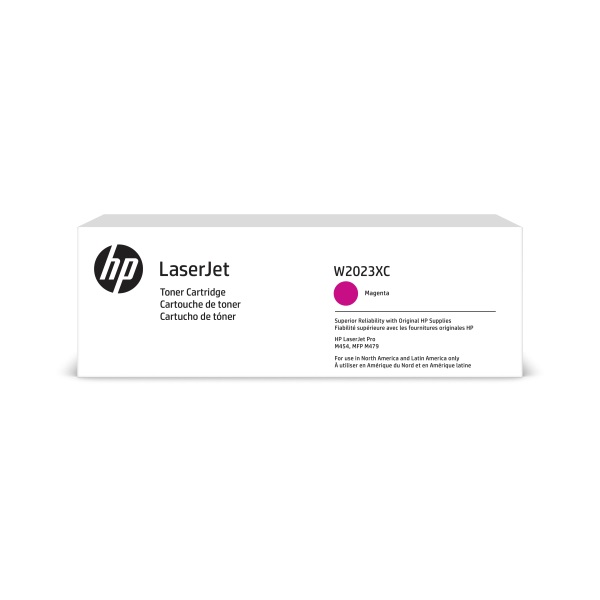 HP+414X+%28W2023XC%29+Color+LaserJet+Pro+M454+M455+MFP+M479+M480+High+Yield+Magenta+Contract+LaserJet+Toner+Cartridge+%286000+Yield%29