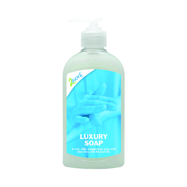 2Work Luxury Pearl Hand Soap 300ml (Pack of 6) 417