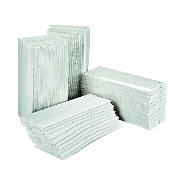 2Work 2-Ply C-Fold Hand Towels White (Pack of 2355) HC2W23VW