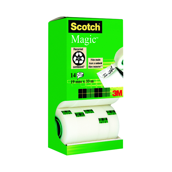 Scotch Magic Tape 810 Tower Pack 19mm x 33m (Pack of 14) 81933R14