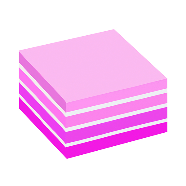 Post-it Notes Colour Cube 76 x 76mm Pastel Pink 2028P