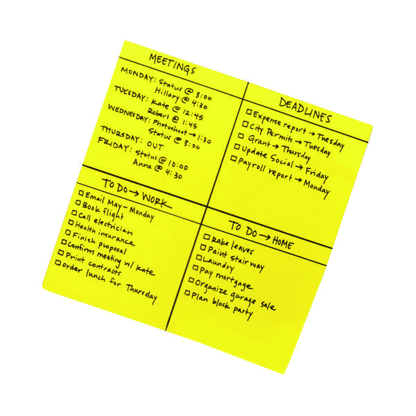 Post-it Super Sticky Big Notes 279x279mm Yellow (Pack of 30) BN11-EU