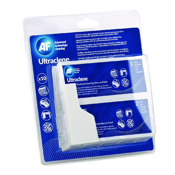 AF Ultraclene Wet/Dry Wipes AULT010 Pk10