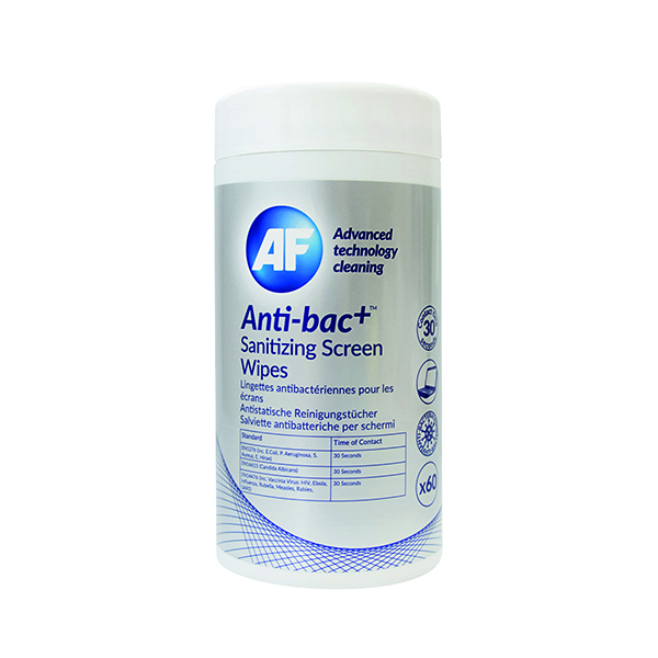 Anti-Bac Sanitising Screen Wipes (Pack of 60) ABSCRW60T